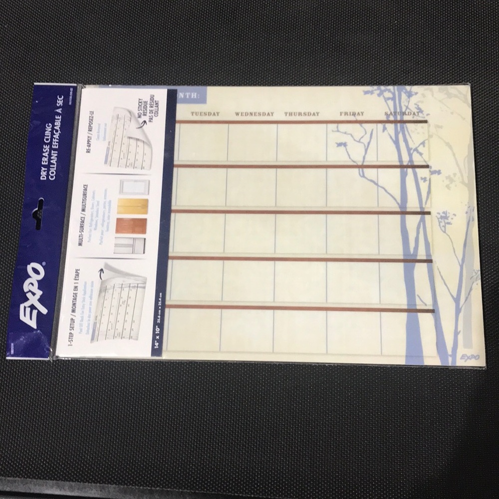 COPY - NEW! Expo Dry Erase Calendar